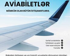 Ən sərfəli Aviabiletlər bizdədir