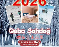 Quba şahdağ turu ilk 10 nəfərə Endirimli