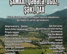 Şamaxı, Qəbələ, Oğuz, Şəki, Qax