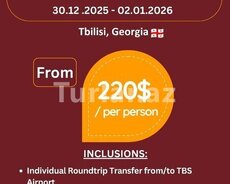 Endirimli Gürcüstan turları Yeni il 2026