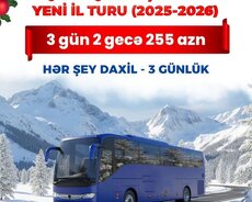 Quba Qusar Şahdag Yeni il turu 3 günlük