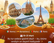 Roma-Barcelona-Porto-Paris Qrup Turu