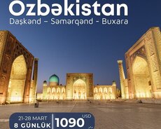 Özbəkistan qrup turu, Tashkent Samarkand Bukhara
