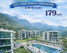 Zaqatala Qax Şəki Qəbələ Mingəçevir turu