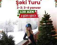 Qəbələ, İsmayıllı, Şəki səfəri