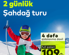 Şahdağ turu 4 dəfə qidalanma ilə