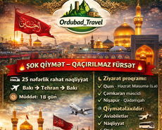 Ərbəin Məşhəd Kərbəla Ziyarəti