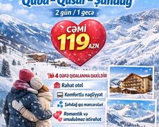 Quba Şahdağ turu full paket