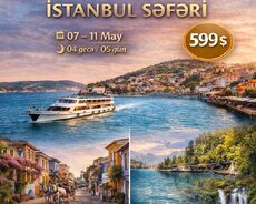 May-İstanbul • Adalar • Sapanca Qrup Səyahəti