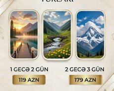 Qax Şəki Qəbələ turları