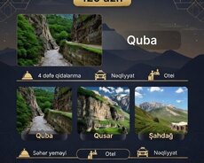 Quba Qusar Şahdağ turu