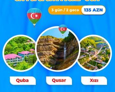Quba Qusar Xızı Cənnət Bağı Turu