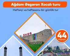 Novruz BAYRAMINDA BİR GÜNLÜK ŞUŞA XANKƏNDİ TURU