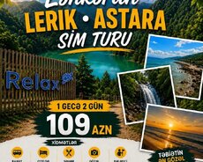 2 Günkü Lənkəran Lerik Astara Sım Turu