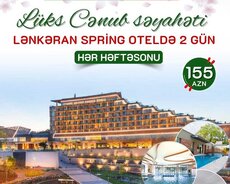 5* Lənkəran Spring oteldə 2 gün