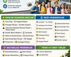 Məktəblilər üçün ekskursiya turları