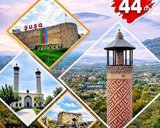 Xankəndi, Şuşa, Ağdam, Xocalı və Əsgəran