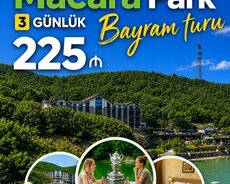 3 günlük Macara Lake Parkda istirahət