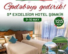 5* otellə Şəmkir Gədəbəy turu