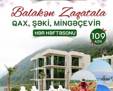 Balakən Zaqatala Qax 2 günlük