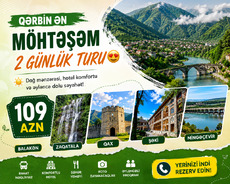 Balakən, zaqatala-Möhtəşəm 2 günlük Tur