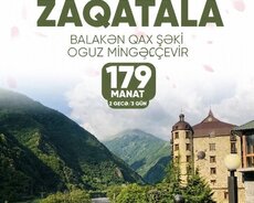 3 Günlük Zaqatala Balakən Qax Şəki Mingəçevir