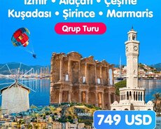 İzmir • Alaçatı • Çeşmə • Kuşadası • Şirincə Kəndi • Marmari
