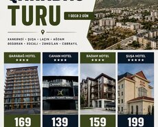 2 günlük Qarabağ Avtobus Turu