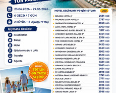 Antalya Belek hotelləri