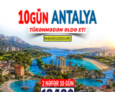 2 Nəfərlik 10 Gün Antalya Turu - Tələsin