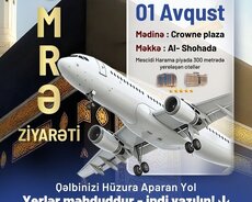 Ümrə Ziyarəti İyul- Avqust ayinda