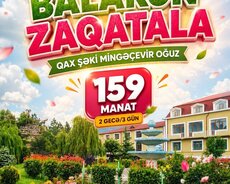 Balakən Zaqatala Qax Şəki Mingəçevir Turu