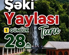 Şəki yaylası Oğuz xal-xal Turu
