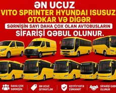 Hər saya uyğun bütün avtobusların sifarişi