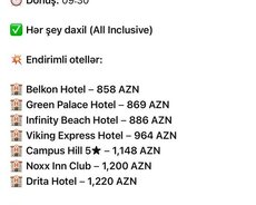 Qaynar Antalya tekli