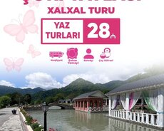Şəki yaylası Oğuz xal-xal turu