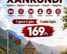 Şuşa - Kəlbəcər - Xankəndi - Ağdərə - Suqovuşan - Ağdam