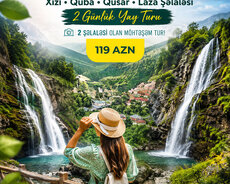 Xızı Quba Qusar Laza Şəlaləsi Turu