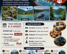 İsmayıllı Qəbələ Mingəçevir Göy Göl