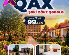 Zəfərə özəl Qax Şəki Oğuz Qəbələ turu