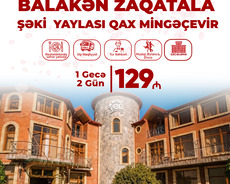 Qax Şəki Balakən Zaqatala Mingəçevir