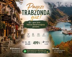 Payızın ən gözəl halı Türkiyə Trabzon turu
