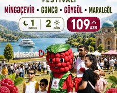 Mingəçevir Gəncə Göygöl Moruq festivalı turu