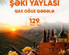 Şəki Yaylası Qax Oğuz Qəbələ