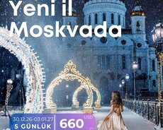 Yeni il Moskva Turu