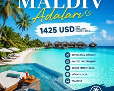 Maldiv adalarında istirahət