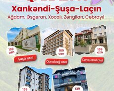 Xankəndi, şuşa, laçın, xocalı, zəngilan, cəbrayıl Turu