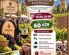 Şamaxı Şərab və Üzüm Festivalı 2 dəfə qidalanma