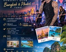 Maroon 5 konserti Bangkok Phuket Turu