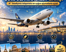 sərfəli Aviabilet satışi